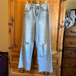 Straight leg jeans